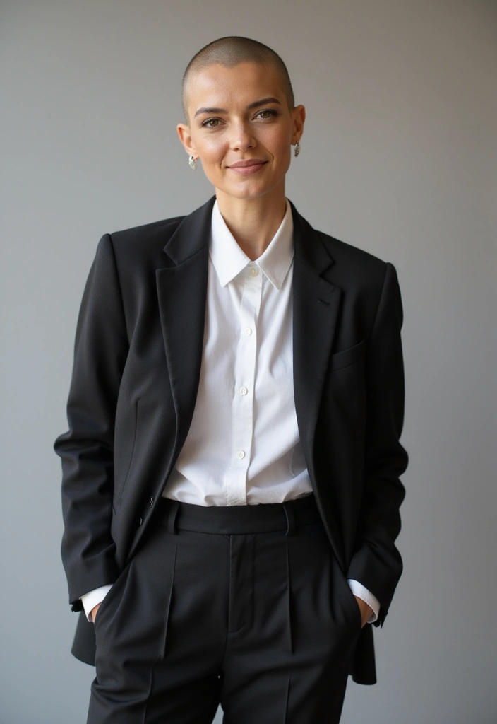 ヘアスタイル50代ショート｜似合う若見え髪型30選 - 5. バズカット