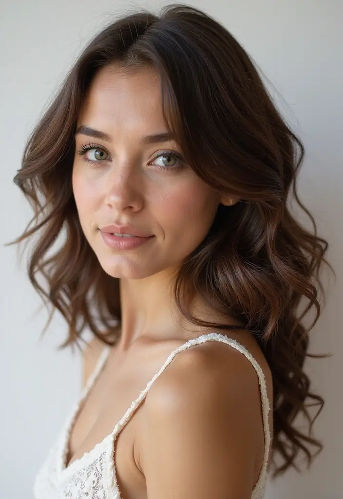 ヘアスタイルミディアム50代｜若見えする大人女性の髪型30選 - 1. ナチュラルウェーブ