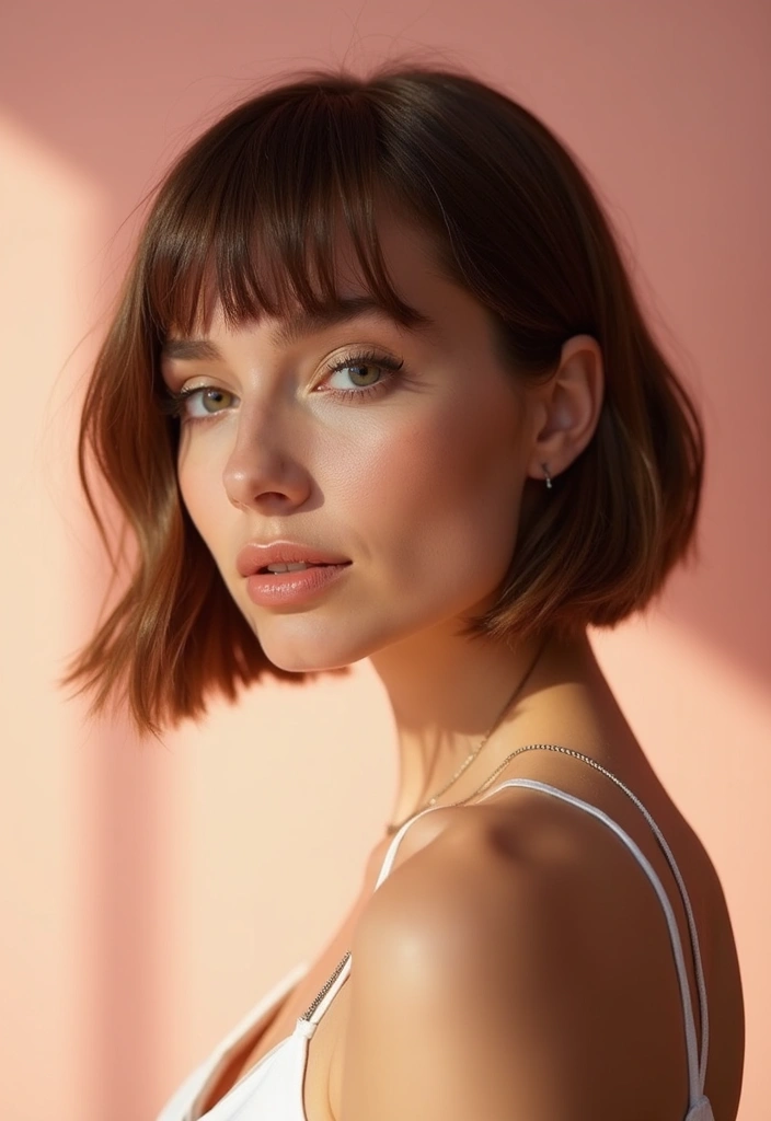 ヘアスタイルミディアム50代｜若見えする大人女性の髪型30選 - 15. ショートボブ