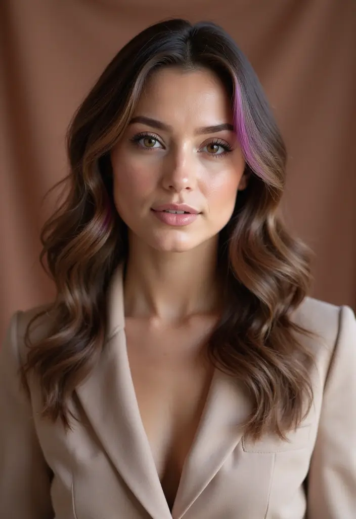 ヘアスタイルインナーカラー30選|さりげなく映えるおしゃれカラー集 7 ヘアスタイルインナーカラー30選|さりげなく映えるおしゃれカラー集 - 7. モーヴピンクでトレンド感を演出