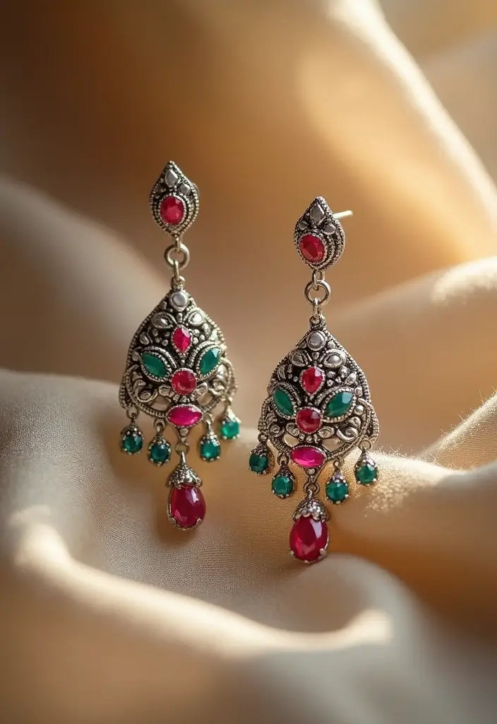 祭ヘアスタイル|華やかで映える髪型30選 8 祭ヘアスタイル|華やかで映える髪型30選 - 8. 耳元に揺れるアクセサリー