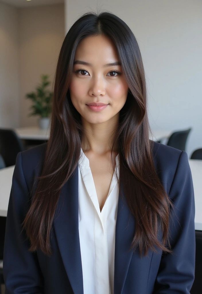 オフィスヘアスタイル25選｜働く女性に似合うきちんと感アレンジ - 8. ストレートヘア