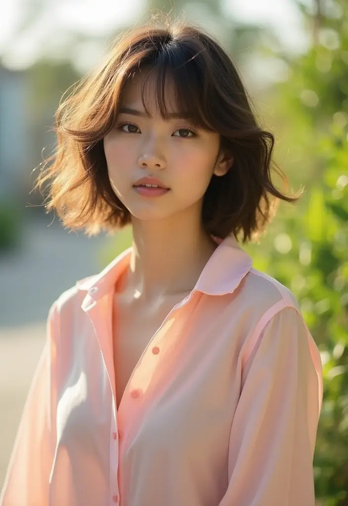 ヘアスタイルミディアム50代｜若見えする大人女性の髪型30選 - 2. シャギーボブ