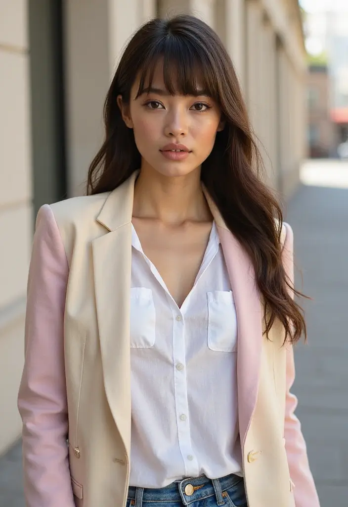 縮毛ヘアスタイル25選｜大人可愛いストレートアレンジ集 - 9. ストレートフリンジ