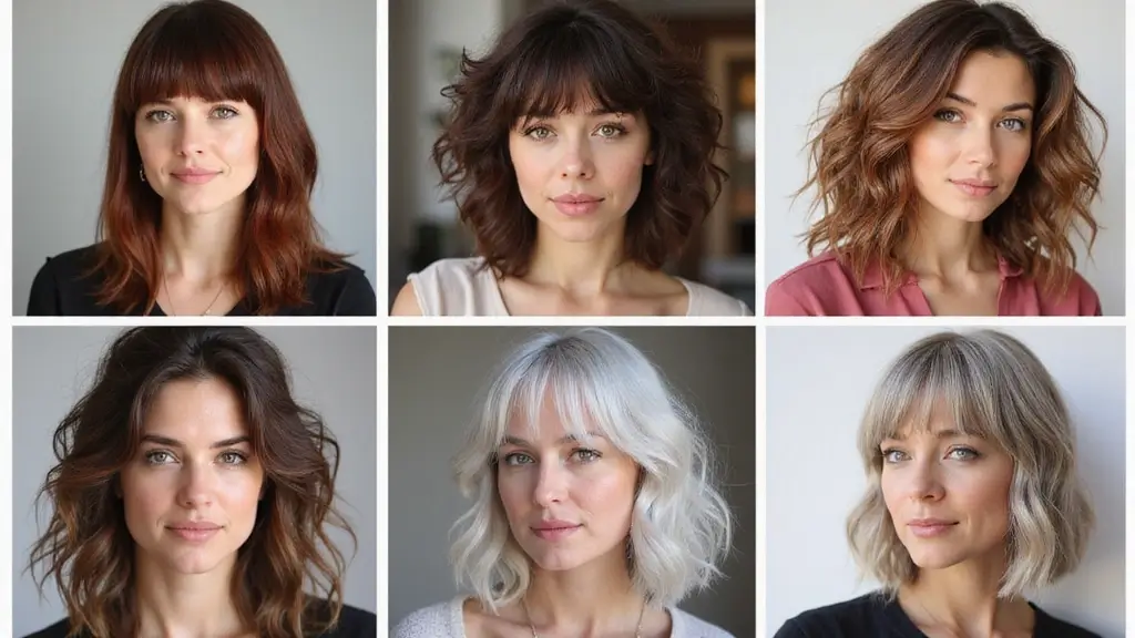 ヘアスタイル前髪あり30選｜若見えする人気デザイン集